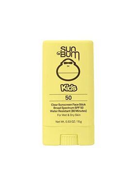 Sun Bum Kids SPF 50 Clear Sunscreen Face Stick Broad Spectrum & Water Resistant
